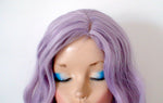 Load image into Gallery viewer, 16&quot; Pastel Smoky Lavender Short Wavy Hair Wig
