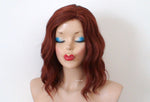 Load image into Gallery viewer, 16&quot; Auburn Short Wavy Hairstyle Wig
