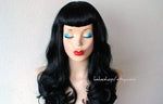 Load image into Gallery viewer, Black Pin-up Custom Wig. U Shape Bangs Wig.
