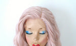 Load image into Gallery viewer, 16&quot; Lace Front Antique Pink Short Wavy Hairstyle Wig
