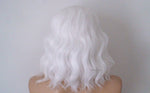 Load image into Gallery viewer, 16&quot; White Short Wavy Hairstyle Wig
