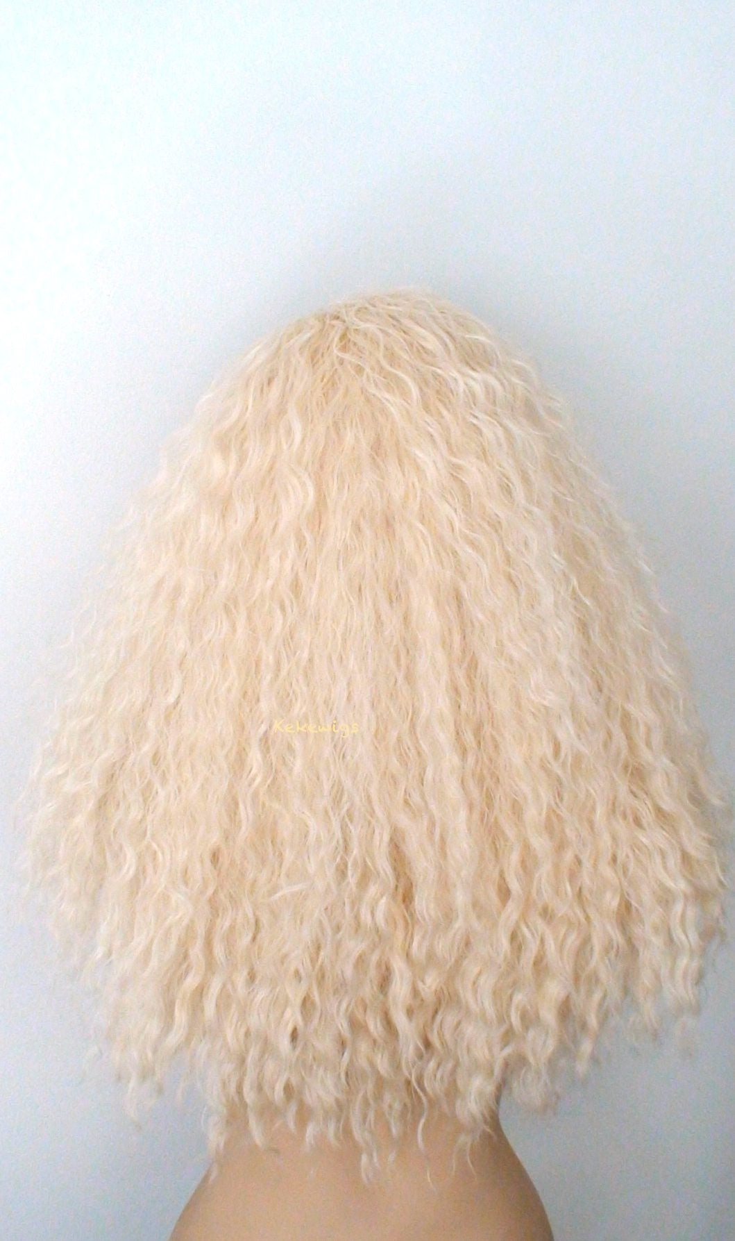 24" Blonde Lace front Beach Wave Heat Friendly Synthetic Wig