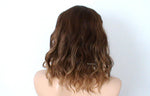 Load image into Gallery viewer, 16&quot; Lace Front Brown / Dirty Blonde Ombre Beach Wave Hairstyle Wig
