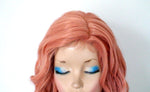 Load image into Gallery viewer, 16&quot; Rose gold Short Wavy Hairstyle Wig
