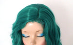 Load image into Gallery viewer, 16&quot; Forest Green Short Wavy Hairstyle Wig
