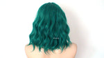 Load image into Gallery viewer, 16&quot; Forest Green Short Wavy Hairstyle Wig
