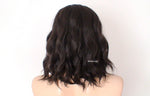 Load image into Gallery viewer, 16&quot; Brown Short Wavy Hair with Bangs Wig
