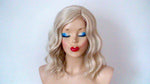 Load image into Gallery viewer, 16&quot; Ash Blonde Short Wavy Hair Wig
