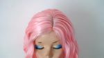 Load image into Gallery viewer, 16&quot; Peach Pink Short Wavy Hairstyle Wig
