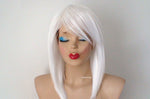 Load image into Gallery viewer, 16&quot; Snow White Short Straight Hair with Side Bangs Wig
