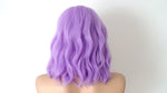 Load image into Gallery viewer, 16&quot; Pastel Lavender Short Wavy Hairstyle Wig
