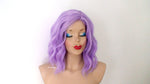 Load image into Gallery viewer, 16&quot; Pastel Lavender Short Wavy Hairstyle Wig
