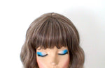 Load image into Gallery viewer, 16&quot; Brown Ash Blonde Ombre Short Wavy Hair with Bangs Wig
