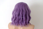 Load image into Gallery viewer, 16&quot; Lavender Short Wavy Hair with Bangs Wig
