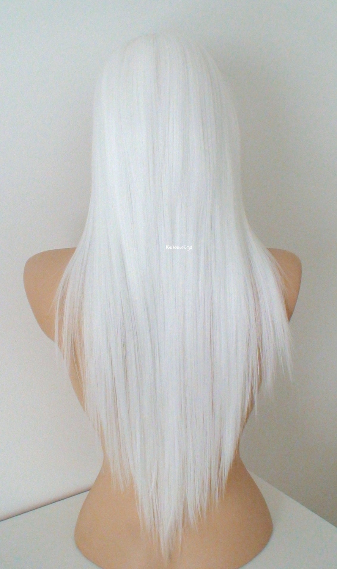platinum white scene hair