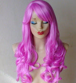 Load image into Gallery viewer, 24&quot; Lilac Long Curly  Hair Wig.
