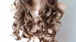 Load image into Gallery viewer, 26&quot; Brown /Dirty Blonde /Ash Blonde Long Curly Hair Long Side Bangs Wig
