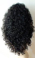 Load image into Gallery viewer, 30&quot; Black Long Curly Wig. Custom Wig. Cosplay Wig.
