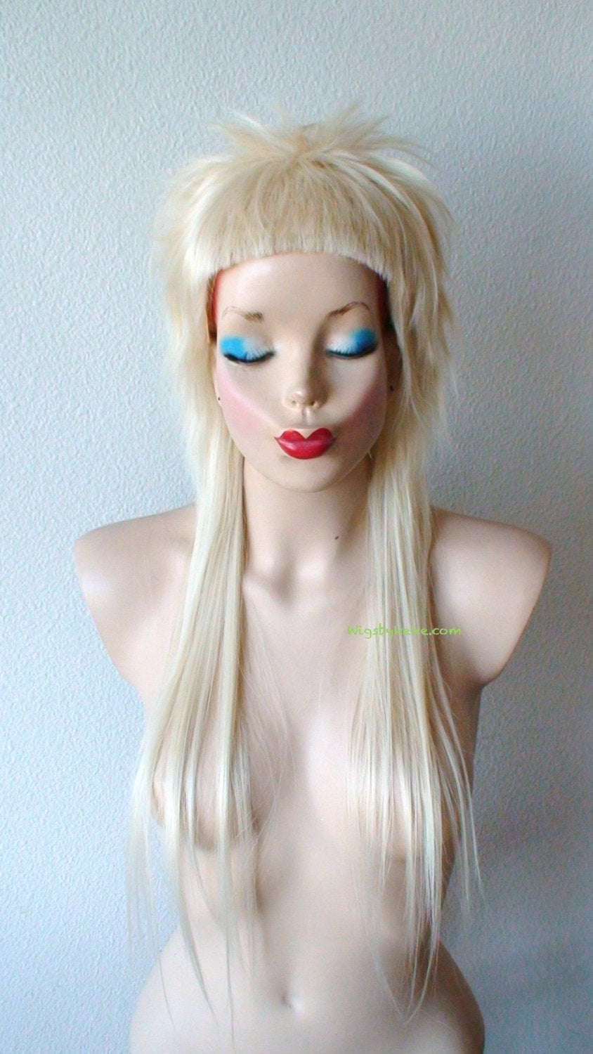 26" Blonde Long Straight Cosplay Wig. Custom Wig