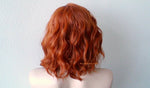 Load image into Gallery viewer, 16&quot; Ginger Orange Short Wavy Hairstyle Wig
