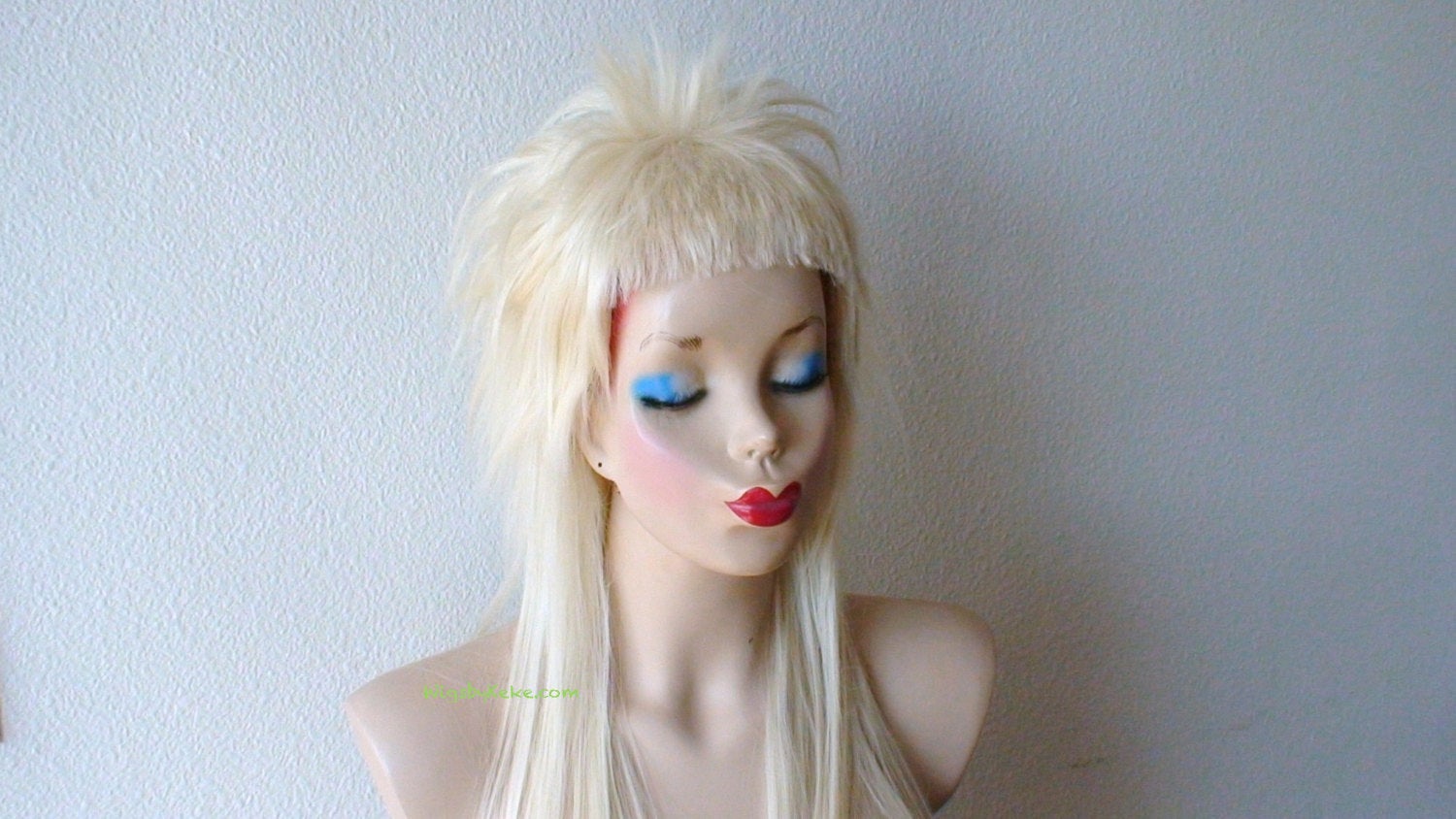 26" Blonde Long Straight Cosplay Wig. Custom Wig