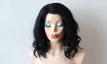 Load image into Gallery viewer, 16&quot; Black Short Wavy Hair Wig
