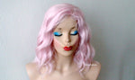 Load image into Gallery viewer, 16&quot; Pastel Pink Short Wavy Hairstyle Wig
