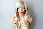 Load image into Gallery viewer, 26&quot; Blonde Long Curly Hair Side Bangs Wig
